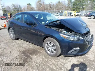 2015 Mazda 3 i SV with VIN JM1BM1T74F1235726, listed as a IAAI auction lot 41899717 with 83,201 mi miles. Bid and sale history available at carsss.com. Image 1.