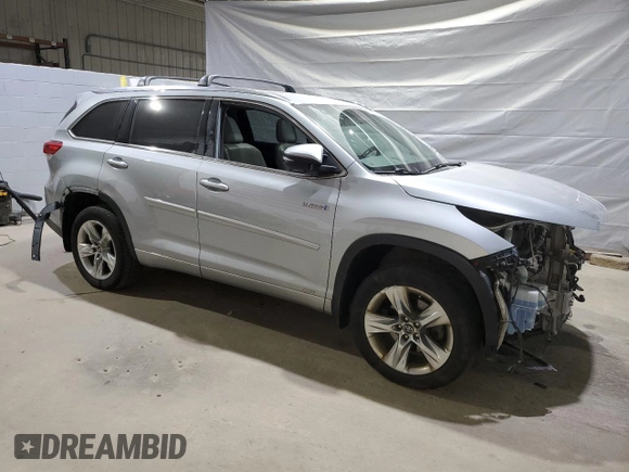 2019 Toyota Highlander Hybrid Limited with VIN 5TDDGRFH2KS059386, listed as a Copart auction lot 60531725 with 97,205 mi miles and Salvage title. Bid and sale history available at DreamBid. Image 4.