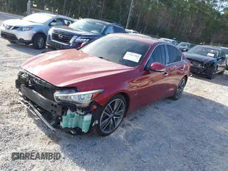 2015 Infiniti Q50 Premium with VIN JN1BV7AP1FM340227, listed as a IAAI auction lot 41662965 with 129,766 mi miles. Bid and sale history available at carsss.com. Image 19.