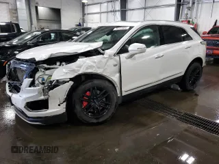 2020 Cadillac XT5 Premium Luxury AWD with VIN 1GYKNDRS0LZ156510, listed as a Copart auction lot 76141584 with 37,090 mi miles and Salvage Title. Bid and sale history available at DreamBid. Image 1.
