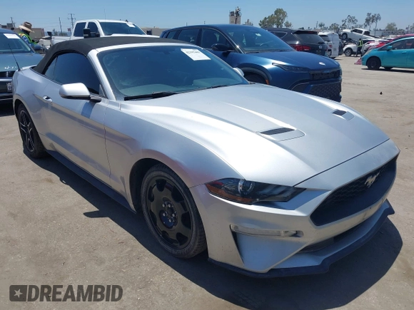 2018 Ford Mustang EcoBoost Premium with VIN 1FATP8UH0J5154967, listed as a IAAI auction lot 42395409 with 105,986 mi miles and . Bid and sale history available at DreamBid. Image 1.