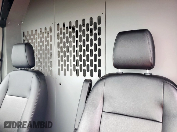 2023 Ford Transit Cargo with VIN 1FTBW9C89PKB88609, listed as a Copart auction lot 63399805 with 25,083 mi miles and Salvage title. Bid and sale history available at DreamBid. Image 10.