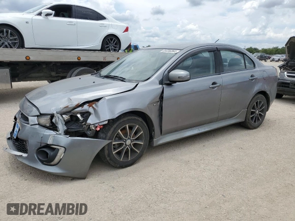 2017 Mitsubishi Lancer ES with VIN JA32U2FU3HU004226, listed as a Copart auction lot 65036364 with 0 mi miles and Salvage Title. Bid and sale history available at carsss.com. Image 1.