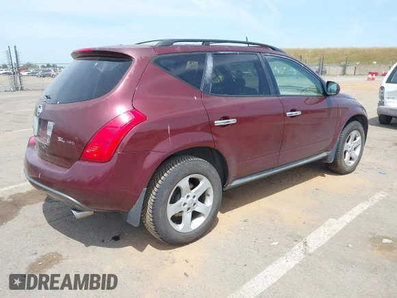2005 Nissan Murano SL z VIN JN8AZ08WX5W435121, wystawiony jako IAAI lot #42115918 z przebiegiem 265 585 mil mil oraz . Historia ofert i sprzedaży dostępna na DreamBid. Obrazek 4.