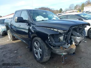 2012 Ram 1500 Big Horn with VIN 1C6RD7LT5CS160501, listed as a IAAI auction lot 41113292 with 145,029 mi miles. Bid and sale history available at carsss.com. Image 1.
