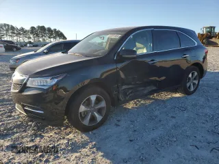 2016 Acura MDX with VIN 5FRYD3H29GB003987, listed as a Copart auction lot 83201584 with 86,637 mi miles and Salvage Title. Bid and sale history available at carsss.com. Image 1.