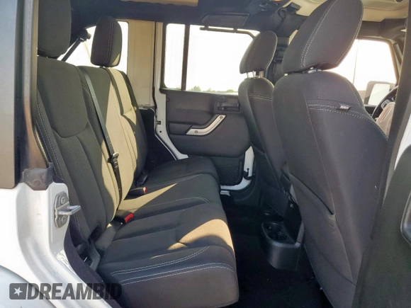 2017 Jeep Wrangler Unlimited Sahara with VIN 1C4HJWEG0HL585262, listed as a Copart auction lot 58748155 with 133,267 mi miles and Salvage title. Bid and sale history available at DreamBid. Image 10.