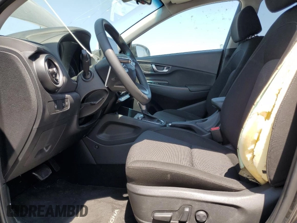 2023 Hyundai Kona SEL with VIN KM8K3CAB5PU010605, listed as a Copart auction lot 55762195 with 13,314 mi miles and Salvage Title. Bid and sale history available at DreamBid. Image 7.