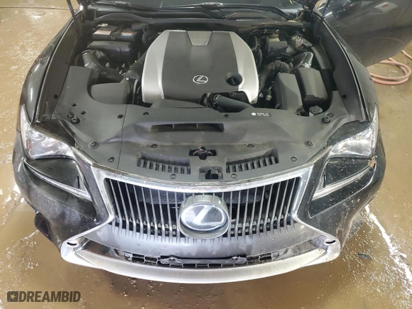 2015 Lexus RC 350 with VIN JTHSE5BCXF5003691, listed as a Copart auction lot 50706155 with 75,492 mi miles and Salvage Title. Bid and sale history available at carsss.com. Image 11.