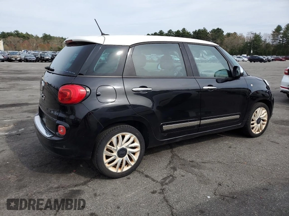 2015 FIAT 500L Lounge with VIN ZFBCFACH5FZ030024, listed as a Copart auction lot 54107425 with 126,689 mi miles and Clean Title. Bid and sale history available at DreamBid. Image 3.