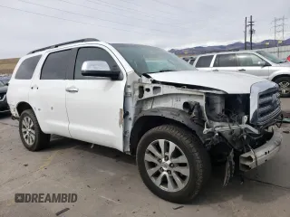 2017 Toyota Sequoia Limited with VIN 5TDJW5G11HS147693, listed as a Copart auction lot 48487305 with 163,857 mi miles and Salvage Title. Bid and sale history available at carsss.com. Image 4.