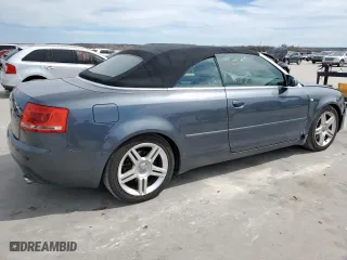 2008 Audi A4 2.0T with VIN WAUAF48H38K009387, listed as a Copart auction lot 49158955 with 97,669 mi miles and Salvage Title. Bid and sale history available at carsss.com. Image 3.