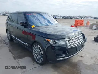 2016 Land Rover Range Rover Supercharged with VIN SALGS3EF6GA290717, listed as a IAAI auction lot 41165484 with 117,221 mi miles. Bid and sale history available at carsss.com. Image 1.