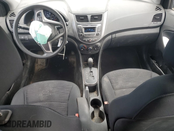 2016 Hyundai Accent SE with VIN KMHCT5AE7GU268828, listed as a Copart auction lot 49552495 with 93,565 mi miles and Salvage Title. Bid and sale history available at carsss.com. Image 8.