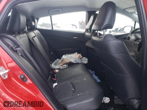 2022 Toyota Prius LE with VIN JTDL9MFU7N3037864, listed as a Copart auction lot 48188275 with 37,511 mi miles and Salvage title. Bid and sale history available at DreamBid. Image 10.