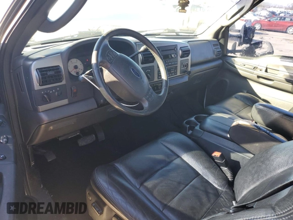 2007 Ford F-250 XL with VIN 1FTSX21P67EA04580, listed as a Copart auction lot 83778264 with 166,015 mi miles and Salvage Title. Bid and sale history available at DreamBid. Image 8.