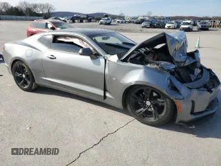 2020 Chevrolet Camaro 1LT with VIN 1G1FB1RX2L0108126, listed as a Copart auction lot 41758485 with 46,618 mi miles and Salvage Title. Bid and sale history available at carsss.com. Image 4.