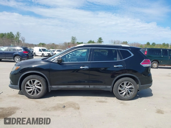 2015 Nissan Rogue SL with VIN 5N1AT2MV2FC777750, listed as a IAAI auction lot 42066839 with 168,770 mi miles. Bid and sale history available at carsss.com. Image 14.