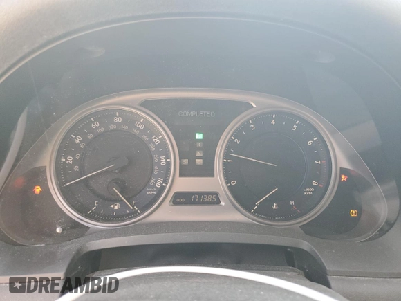 2010 Lexus IS 350 with VIN JTHBE5C22A5024971, listed as a Copart auction lot 79562724 with 171,385 mi miles and Salvage Title. Bid and sale history available at DreamBid. Image 9.