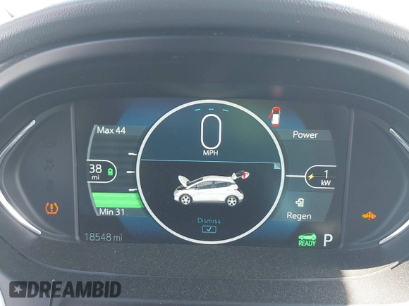 2020 Chevrolet Bolt EV Premier with VIN 1G1FZ6S04L4125895, listed as a IAAI auction lot 41637004 with 18,548 mi miles and . Bid and sale history available at DreamBid. Image 7.