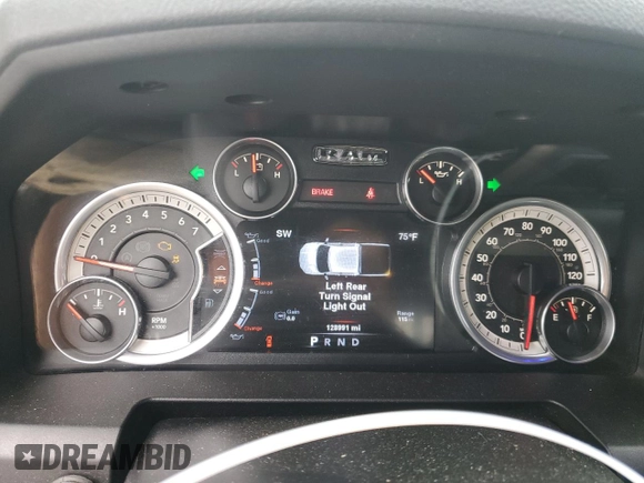 2014 Ram 1500 Big Horn with VIN 1C6RR7LT3ES291382, listed as a Copart auction lot 58720015 with 128,991 mi miles and Salvage title. Bid and sale history available at DreamBid. Image 9.
