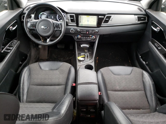2017 Kia Niro Touring Launch Edition with VIN KNDCC3LC8H5069089, listed as a Copart auction lot 54293064 with 81,987 mi miles and Salvage Title. Bid and sale history available at carsss.com. Image 8.