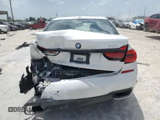 2019 BMW 7 Series 740i with VIN WBA7E2C57KB218038, listed as a Copart auction lot 77892043 with 51,471 mi miles. Bid and sale history available at carsss.com. Image 6.