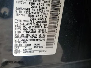 2014 Nissan Murano S with VIN JN8AZ1MW5EW509203, listed as a Copart auction lot 54307775 with 102,262 mi miles and Clean Title. Bid and sale history available at carsss.com. Image 12.