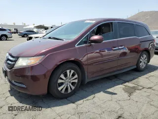 2014 Honda Odyssey EX-L with VIN 5FNRL5H63EB087339, listed as a Copart auction lot 62210255 with 134,108 mi miles and Clean title. Bid and sale history available at DreamBid. Image 1.
