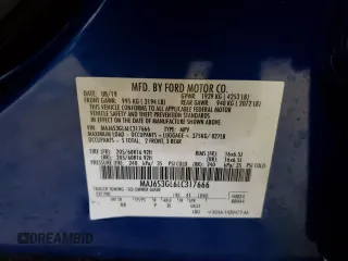 2020 Ford EcoSport SE z VIN MAJ6S3GL6LC317666, wystawiony jako Copart lot #59546455 z przebiegiem 30 311 mil mil oraz Szkoda całkowita • Salvage title. Historia ofert i sprzedaży dostępna na DreamBid. Obrazek 13.
