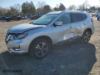 2017 Nissan Rogue SL with VIN JN8AT2MT6HW406664, listed as a Copart auction lot 49605335 with 81,081 mi miles and Salvage Title. Bid and sale history available at carsss.com. Image 1.