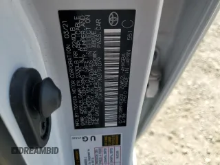 2021 Toyota Prius LE z VIN JTDKAMFP7M3191079, wystawiony jako Copart lot #57529195 z przebiegiem 52 809 mil mil oraz Szkoda całkowita • Salvage title. Historia ofert i sprzedaży dostępna na DreamBid. Obrazek 12.