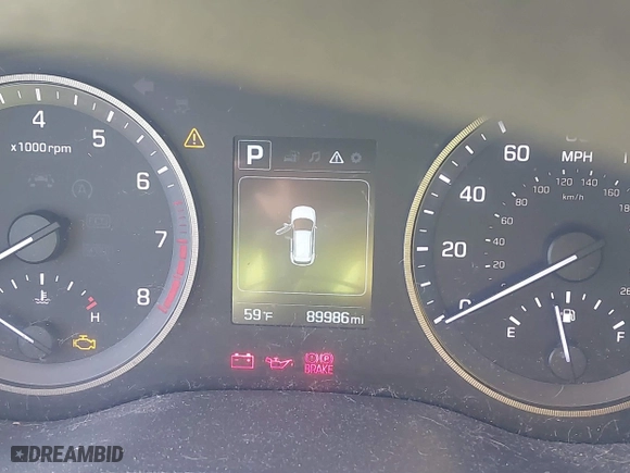 2016 Hyundai Tucson SE with VIN KM8J3CA47GU257220, listed as a IAAI auction lot 41659139 with 89,986 mi miles. Bid and sale history available at carsss.com. Image 7.