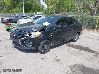 2022 Mitsubishi Mirage G4 ES with VIN ML32FUFJ7NHF06356, listed as a IAAI auction lot 41815806 with 30873 miles. Bid and sale history available at carsss.com. Image 17.