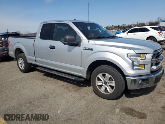 2015 Ford F-150 XL with VIN 1FTEX1C88FKF20419, listed as a Copart auction lot 51571705 with 133,094 mi miles and Salvage Title. Bid and sale history available at carsss.com. Image 4.