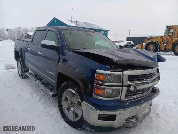 2014 Chevrolet Silverado 1500 LTZ with VIN 3GCUKSEC6EG116638, listed as a Copart auction lot 44156885 with NaN miles and Salvage Title. Bid and sale history available at carsss.com. Image 4.