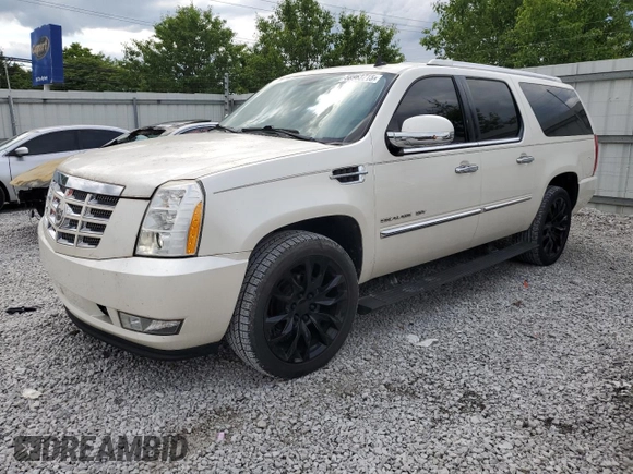 2011 Cadillac Escalade ESV Premium z VIN 1GYS4JEF6BR397965, wystawiony jako Copart lot #58963715 z przebiegiem 210 670 mil mil oraz Czysty tytuł • Clean title. Historia ofert i sprzedaży dostępna na DreamBid. Obrazek 1.