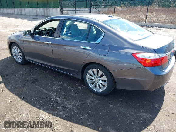 2013 Honda Accord EX-L with VIN 1HGCR2F85DA023495, listed as a IAAI auction lot 41831515 with 67,619 mi miles and . Bid and sale history available at DreamBid. Image 3.