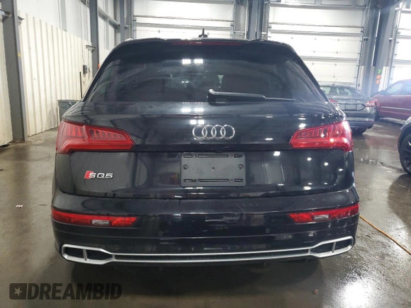 2018 Audi SQ5 Premium Plus with VIN WA1A4AFY7J2200661, listed as a Copart auction lot 67159764 with 69,524 mi miles and Salvage Title. Bid and sale history available at DreamBid. Image 6.