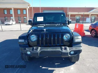 2022 Jeep Wrangler Unlimited Sport with VIN 1C4HJXDG0NW200459, listed as a IAAI auction lot 41740168 with 19,019 mi miles and . Bid and sale history available at DreamBid. Image 12.