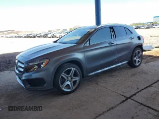 2015 Mercedes-Benz GLA 250 z VIN WDCTG4GB0FJ119462, wystawiony jako Copart lot #59542205 z przebiegiem 60 585 mil mil oraz Szkoda całkowita • Salvage title. Historia ofert i sprzedaży dostępna na DreamBid. Obrazek 1.