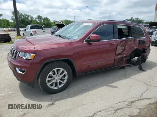 2021 Jeep Grand Cherokee Laredo X with VIN 1C4RJFAG9MC797713, listed as a Copart auction lot 58800035 with 57,289 mi miles and Salvage title. Bid and sale history available at DreamBid. Image 1.
