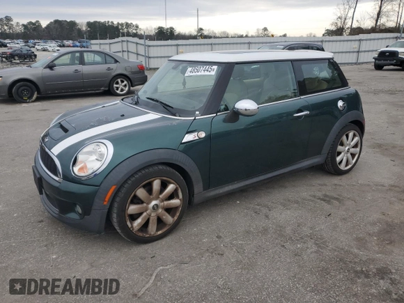2007 MINI Hardtop S with VIN WMWMF73547TL91451, listed as a Copart auction lot 48507445 with 124,330 mi miles and Clean Title. Bid and sale history available at DreamBid. Image 1.