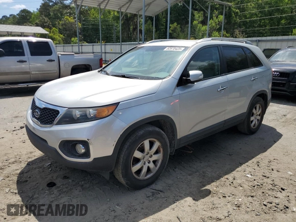 2013 Kia Sorento LX with VIN 5XYKT4A68DG365097, listed as a Copart auction lot 52870425 with 120,488 mi miles and Clean Title. Bid and sale history available at carsss.com. Image 1.