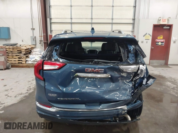 2024 GMC Terrain Denali with VIN 3GKALXEGXRL353554, listed as a IAAI auction lot 41615204 with 4,701 mi miles and . Bid and sale history available at DreamBid. Image 16.