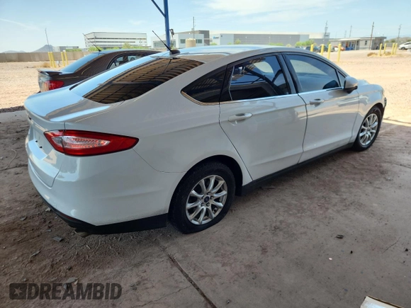 2016 Ford Fusion S with VIN 3FA6P0G71GR308125, listed as a Copart auction lot 60743245 with 123,487 mi miles and Salvage title. Bid and sale history available at DreamBid. Image 3.