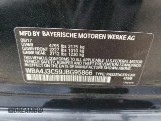 2018 BMW 4 Series 430i xDrive with VIN WBA4J3C59JBG95866, listed as a Copart auction lot 55706335 with 54,253 mi miles and Clean Title. Bid and sale history available at carsss.com. Image 12.