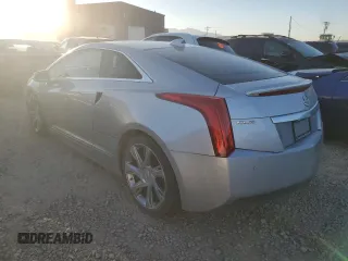 2014 Cadillac ELR z VIN 1G6RR1E49EU601165, wystawiony jako Copart lot #73226494 z przebiegiem 116 456 mil mil oraz Szkody całkowita. Historia ofert i sprzedaży dostępna na DreamBid. Obrazek 2.