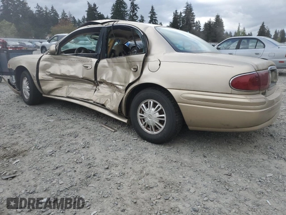 2005 Buick LeSabre Custom with VIN 1G4HP52K25U252340, listed as a Copart auction lot 54710235 with 143,382 mi miles and Salvage Title. Bid and sale history available at carsss.com. Image 2.