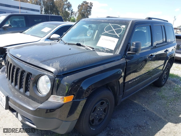 2017 Jeep Patriot Sport with VIN 1C4NJPBA7HD202582, listed as a IAAI auction lot 41869926 with 78,538 mi miles. Bid and sale history available at carsss.com. Image 20.